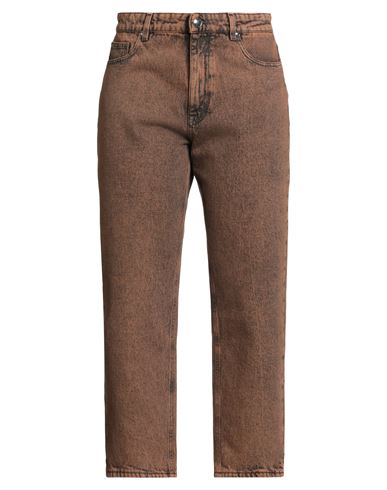Moorer Woman Jeans Brown Size 32 Cotton In Brown