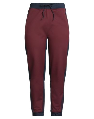 Aeronautica Militare Woman Pants Burgundy Size Xl Polyester, Elastane In Brown