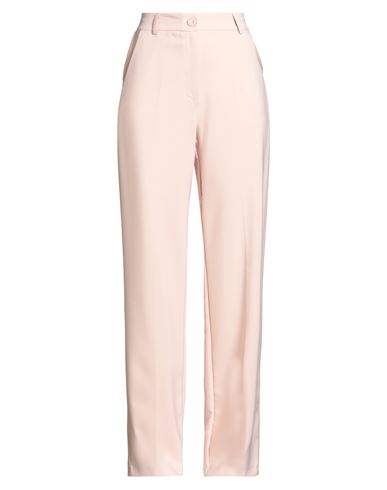 Siste's Woman Pants Pink Size L Polyester, Elastane
