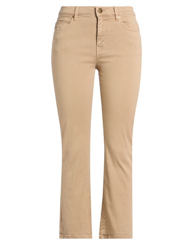 Pinko Denim Woman Jeans Beige Size 28 Cotton, Elastomultiester, Elastane In Brown