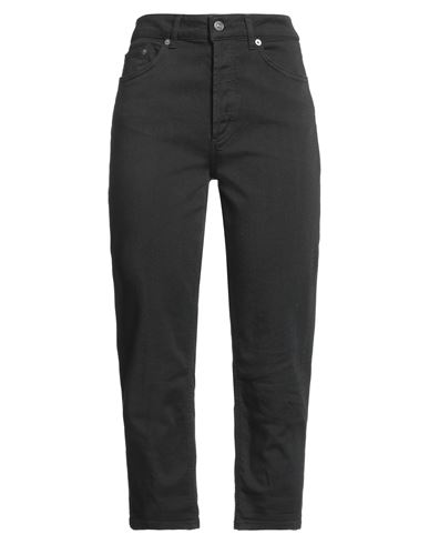 Dondup Woman Jeans Black Size 30 Cotton, Elastomultiester, Elastane In Black