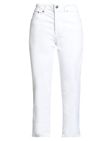 Dondup Woman Jeans White Size 31 Cotton, Elastomultiester, Elastane In White