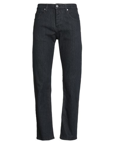 Guess Man Jeans Blue Size 32w-34l Cotton, Polyester, Hemp, Elastane In Black