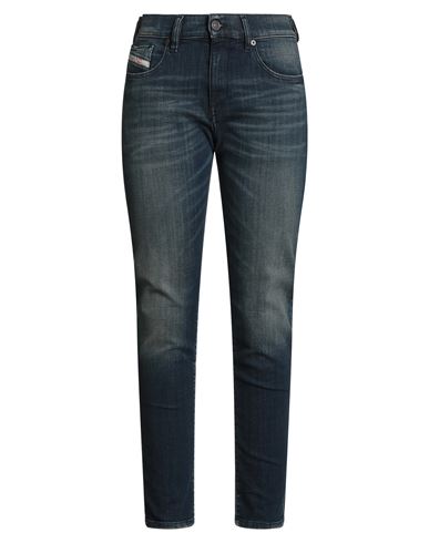 Diesel Woman Jeans Blue Size 29w-30l Cotton, Elastane In Blue