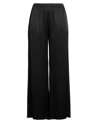 Antonelli Woman Pants Black Size 14 Acetate, Silk In Black