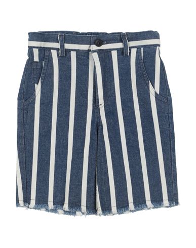 Daniele Alessandrini Toddler Boy Denim Shorts Blue Size 5 Cotton, Elastane In Blue