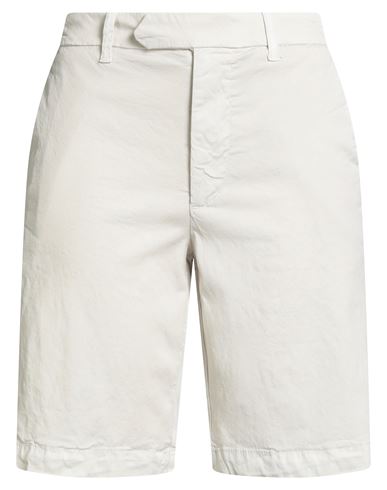 Eleventy Woman Shorts & Bermuda Shorts Cream Size 38 Lyocell, Cotton, Elastane In White