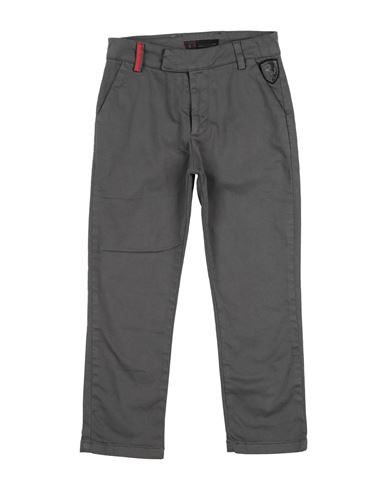 Scuderia Ferrari Toddler Boy Pants Grey Size 6 Cotton, Elastane In Gray