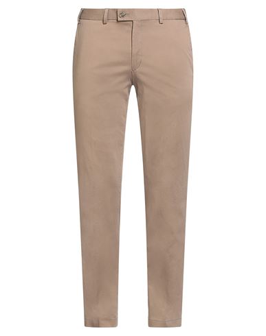 Hiltl Man Pants Khaki Size 40 Cotton, Elastane In Brown