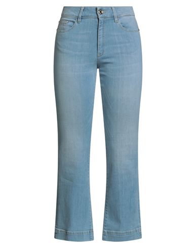 Nenette Woman Jeans Blue Size 26 Cotton, Organic Cotton, Elastomultiester, Elastane In Blue