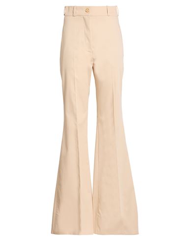 Patou Woman Pants Beige Size 6 Cotton In Brown