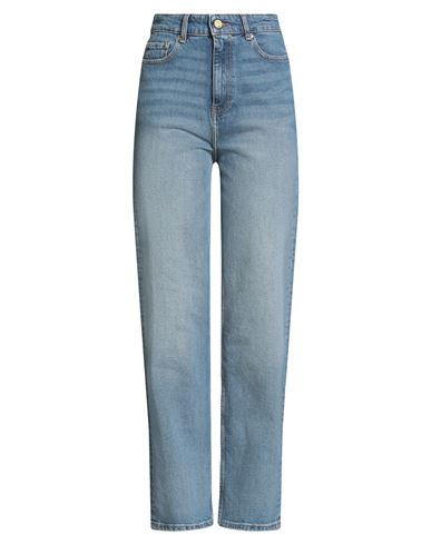 Ganni Woman Jeans Blue Size 30 Organic Cotton, Elastane In Blue