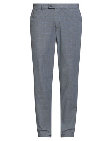 Hiltl Man Pants Slate Blue Size 42 Cotton, Elastane In Gray