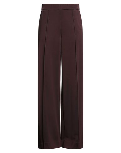 Jil Sander Woman Pants Dark Brown Size 8 Viscose, Virgin Wool, Polyamide, Elastane In Brown