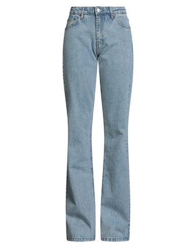 Coperni Woman Jeans Blue Size Xl Cotton In Blue