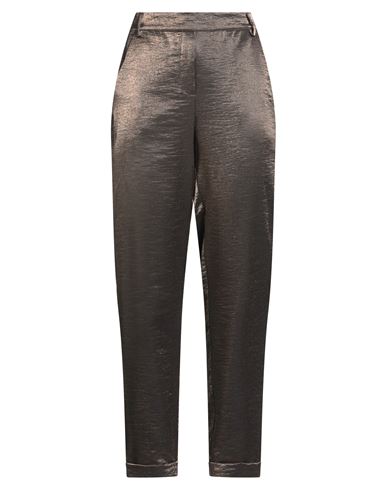 Operà Woman Pants Bronze Size 8 Viscose, Polyamide In Gray