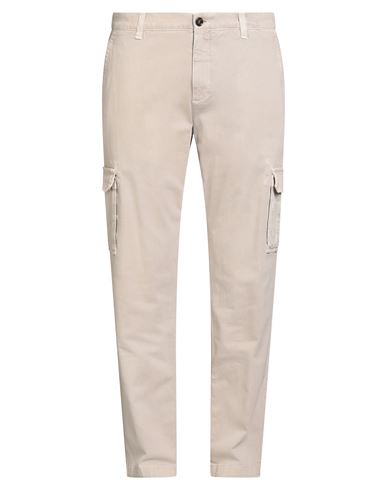 Moorer Man Pants Beige Size 42 Cotton, Cashmere, Elastane In Neutral