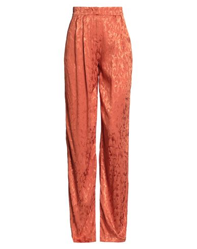 Nenette Woman Pants Rust Size 4 Viscose In Multi
