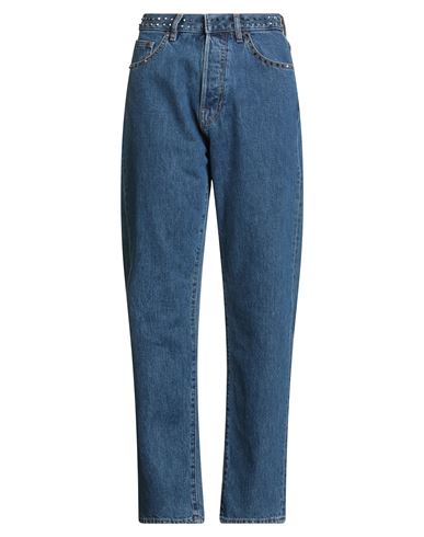 Valentino Garavani Woman Jeans Blue Size 30 Cotton In Blue