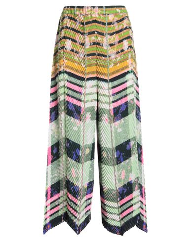 Julia Heuer Woman Pants Lime Green Size M Polyester In Multi