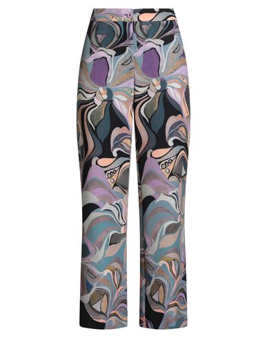 Chiara Bruni Woman Pants Lilac Size 14 Polyester, Elastane In Multi