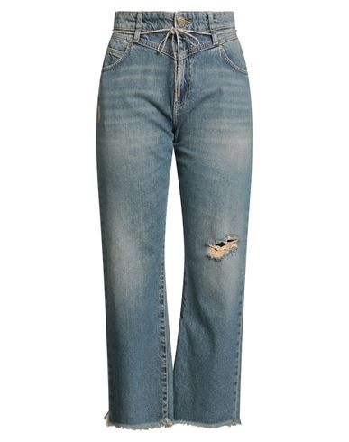 Gaelle Paris Gaëlle Paris Woman Jeans Blue Size 30 Cotton In Blue