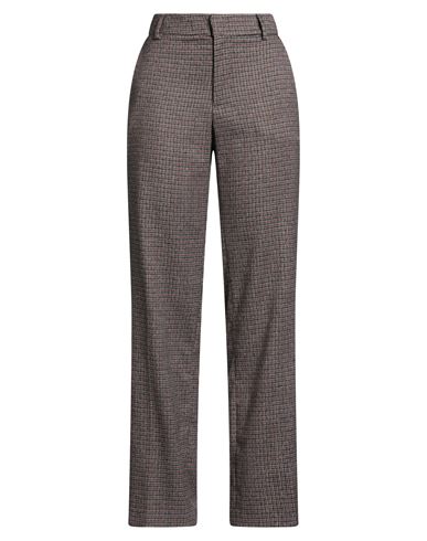 Mariuccia Woman Pants Rust Size L Polyester, Viscose, Elastane In Burgundy