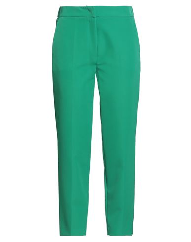 Clips Woman Pants Green Size 6 Polyester, Elastane In Green