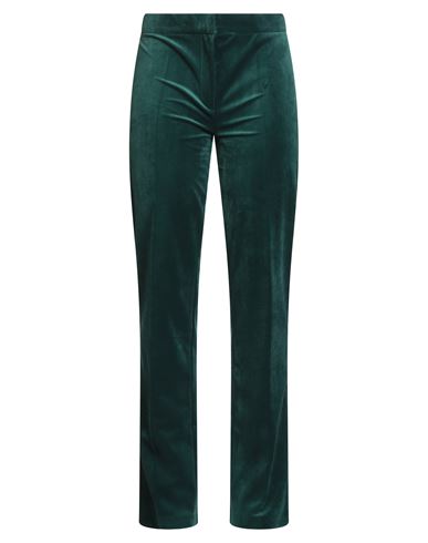 Daniela Drei Woman Pants Green Size 16 Polyester In Green