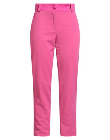 Siste's Gold Capsule Woman Pants Fuchsia Size L Polyester, Viscose, Elastane In Pink