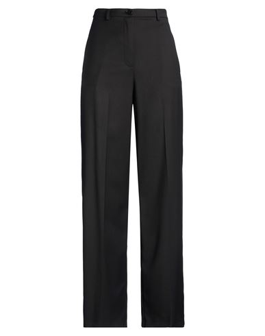 Patrizia Pepe Woman Pants Black Size 4 Polyester, Viscose, Elastane In Black