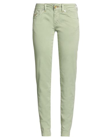 Jacob Cohёn Woman Jeans Light Green Size 27 Cotton, Elastane In Green