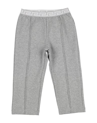 Versace Young Toddler Boy Pants Light Grey Size 3 Cotton, Elastane, Viscose, Polyester In Gray