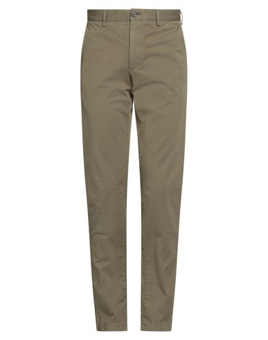 Theory Man Pants Military Green Size 31 Cotton, Elastane In Green