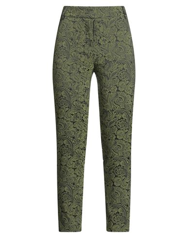 Soallure Woman Pants Military Green Size 6 Polyester, Polyamide, Elastane In Green