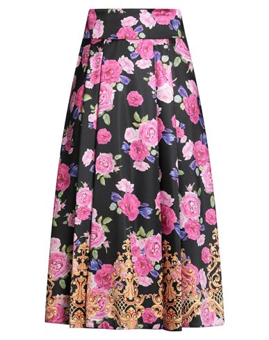 Gai Mattiolo Love To Love Woman Midi Skirt Black Size 8 Polyester In Black