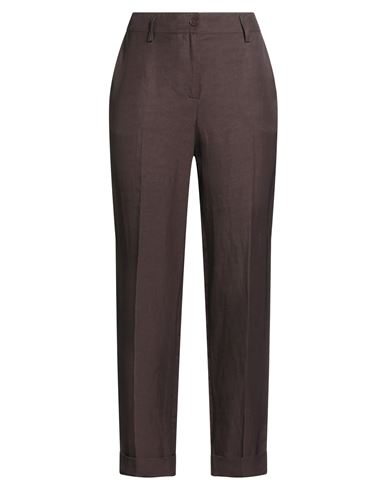 P.a.r.o.s.h P. A.r. O.s. H. Woman Pants Chocolate Brown Size M Viscose, Linen In Brown
