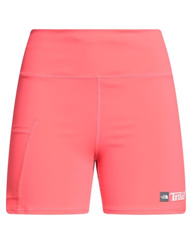 The North Face Woman Shorts & Bermuda Shorts Coral Size L Polyester, Elastane In Red