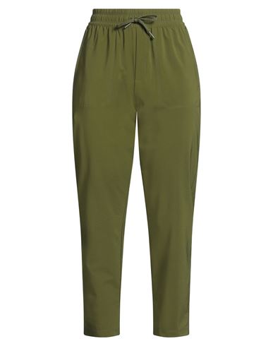 The North Face Woman Pants Military Green Size L Polyester, Elastane