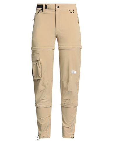 The North Face Woman Pants Beige Size 12 Polyester, Elastane In Brown