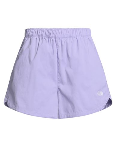 The North Face Woman Shorts & Bermuda Shorts Lilac Size L Nylon, Elastane In Purple