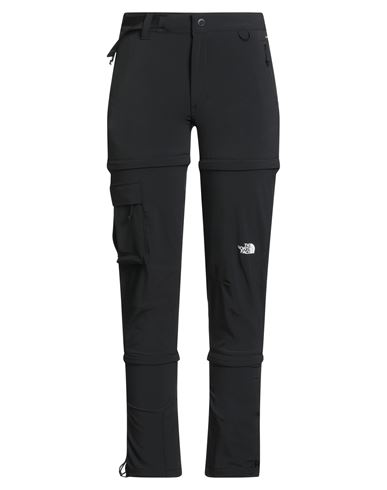 The North Face Woman Pants Black Size 12 Polyester, Elastane