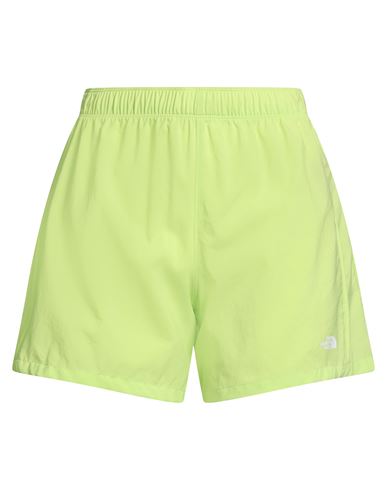 The North Face Woman Shorts & Bermuda Shorts Lime Green Size L Polyester