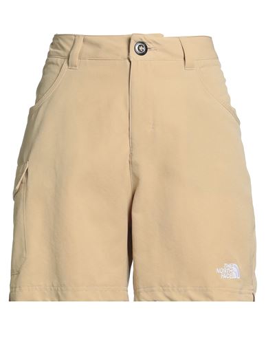The North Face Woman Shorts & Bermuda Shorts Beige Size 12 Polyester In Neutral