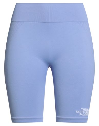 The North Face Woman Shorts & Bermuda Shorts Light Blue Size L Polyamide, Elastane