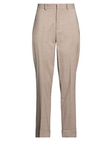 P.a.r.o.s.h P. A.r. O.s. H. Woman Pants Taupe Size L Virgin Wool, Elastane In Gray