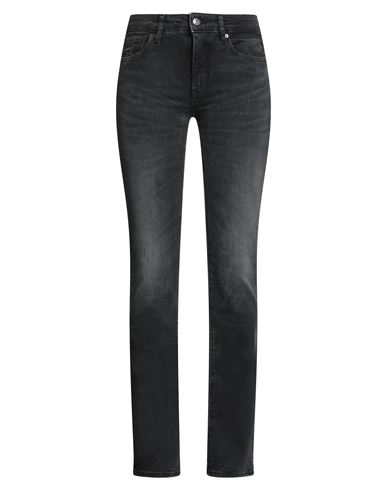Armani Exchange Woman Jeans Black Size 27w-32l Cotton, Elastane In Black