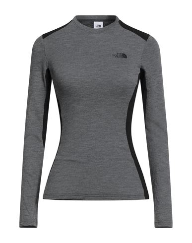 The North Face Woman T-shirt Grey Size L Polyester, Polypropylene, Polyamide In Gray