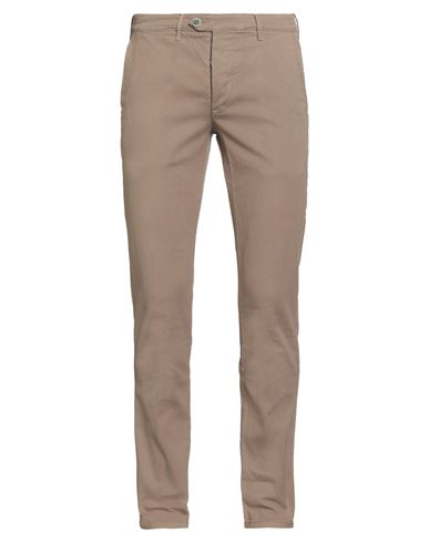 0/zero Construction Man Pants Khaki Size 32 Cotton, Elastane In Brown