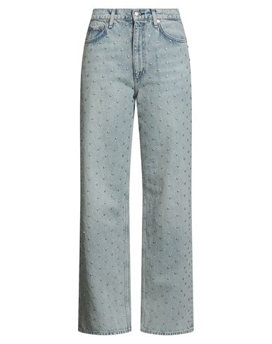 Rag & Bone Woman Jeans Blue Size 30 Cotton In Blue